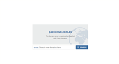 Desktop Screenshot of gaelicclub.com.au